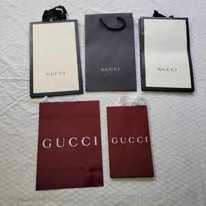 Designer paper shopping bags. $5 Per Bag